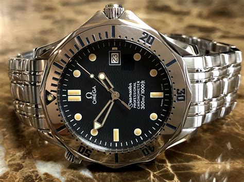 omega seamaster 300m black dial.